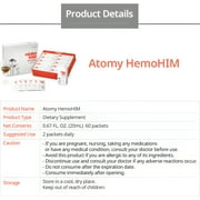 Atomy Hemohim Herbal Extract Dietary Supplement for Immune and Bone Health, 60 Count (1,200 ml)
