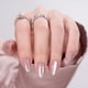 thumbnail image 1 of Press On Nails BtartBox Almond Short Falling Star Cat Eye, 1 of 6