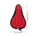 thumbnail image 4 of Miangastore Lot de 2 Housse de Siège Confortable pour Vélo Éponge Rouge Protection Cyclisme, 4 of 8