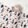 thumbnail image 2 of Yiaed Halloween Gnome Print Dog Blankets-Cat Blanket Washable for Couch Protection,Puppy Blanket, Soft Plush Reversible Throw Furniture Protector-Small, 2 of 8