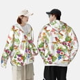 thumbnail image 4 of Kdxio Wild Exotic Birds And Flowers Print Women Men Sun Protection UPF 50+ Jackets Zip Up Long Sleeve Hoodie Hiking Lightweight with Pockets, 4 of 7