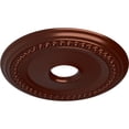 thumbnail image 3 of Ekena Millwork 18 5/8"OD 4"ID x 1 1/8"P Classic Ceiling Medallion (Fits Canopies up to 12 3/4"), Hand-Painted Antique Copper, 3 of 7