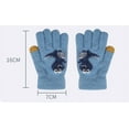 thumbnail image 4 of Rinsvye Toddler Soft Ski Gloves Kids Cartoon Dinosaur Gloves Kids Hand Gloves Kids Baby Boys Girls Winter Kids Warm Clothes Warm Knit Fingerless Mitten Child Gloves Winter, 4 of 6