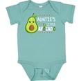 thumbnail image 3 of Inktastic Auntie's Little Avocado with Cute Baby Avocado Boys or Girls Baby Bodysuit, 3 of 5
