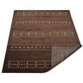 thumbnail image 4 of Rugsotic Carpets Handmade Rugs Hand Knotted Loom Rectangle 6'7''x9'10'' Brown Wool for Indoor Use, 4 of 5