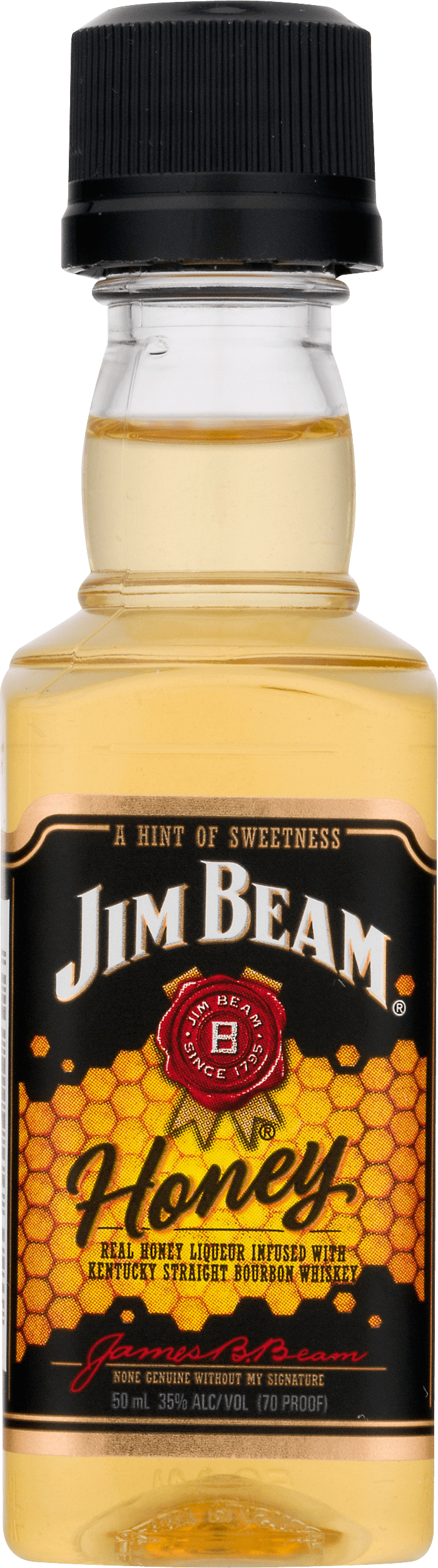 Jim Beam Honey Bourbon Whiskey, 50 mL