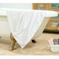 thumbnail image 6 of MALLONI HOME Ultra Soft 6 Pack Cotton Towel Set, Contains 2 Bath Towels 28x55 inch, 2 Hand Towels 16x24 inch & 2 Wash Coths 12x12 inch, Ideal Everyday use, Compact & Lightweight - White, 6 of 8
