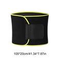 thumbnail image 3 of Soft Neoprene Waist Trimmer Belt, Wide Adjustable Hook‑and‑Loop Design, Promotes Sweat Production & Abdominal Compression, Supports Lower Back, 3 of 7