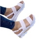 thumbnail image 4 of Verano damas mujeres zapatos de suela gruesa plana moda casual playa sandalias Wmkox8yii nm6471, 4 of 4