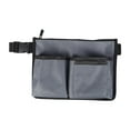 thumbnail image 1 of Bolsa de cintura para enfermera, bolsa de almacenamiento médica portátil de tela de nailon para guantes, herramienta y bolígrafo Gris, 1 of 8