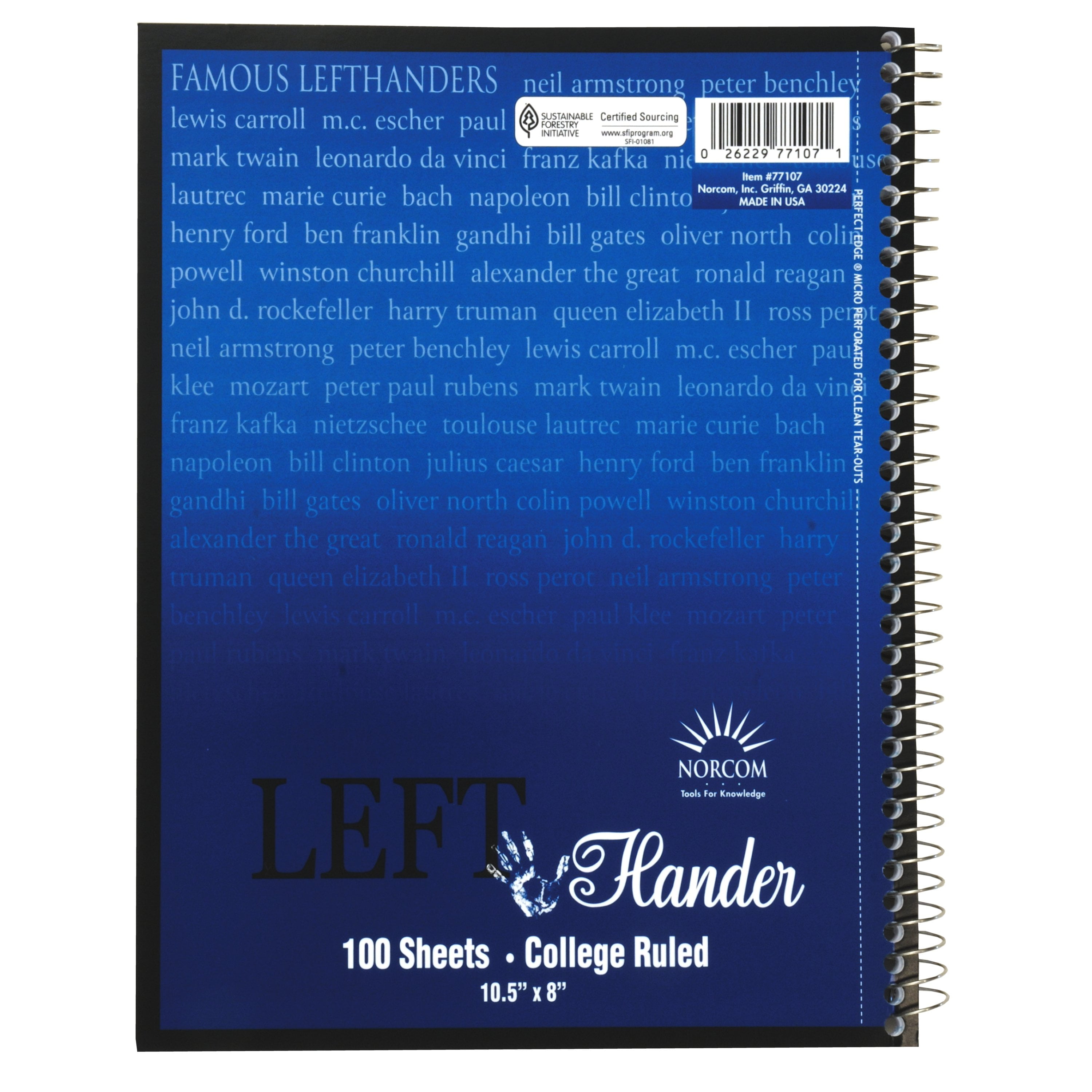 Left Handed Standard Notebook, Shorthand Press – Perry Pencil & Paper