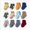 Z23-Gray, variant on Caqnni 12 Pairs Baby Boys Toddlers Grips Socks Kids Anti Slip Non Skid Funny Cartoon Breathable Cotton Crew Socks 6 Pairs Children's Gift All Seasons SOFT & COZY,0-1 Years