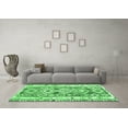 thumbnail image 3 of Ahgly Company Indoor Square Oriental Emerald Green Traditional Area Rugs, 3' Square, 3 of 4