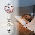 thumbnail image 4 of Non-Ticking Silent Wall Clocks with Quartz Movement,Battery Operated Analog Clock Modern Decor Clock for Home-Eiffel Tower Pink Rose Street style(10inch), 4 of 4