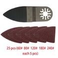 thumbnail image 2 of Finger Sanding pad + 25 pcs Sanding Sheet For Multimaster Oscillating Tools, 2 of 2