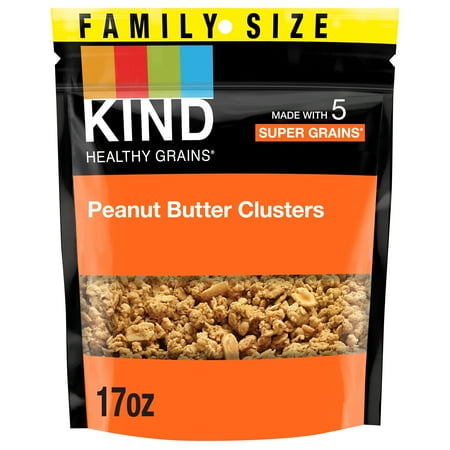 KIND Healthy Grains Clusters  Peanut Butter  17 oz  1 Bag