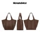 thumbnail image 3 of Bolso Montana West Large Hobo de piel vegana marrón, 3 of 7
