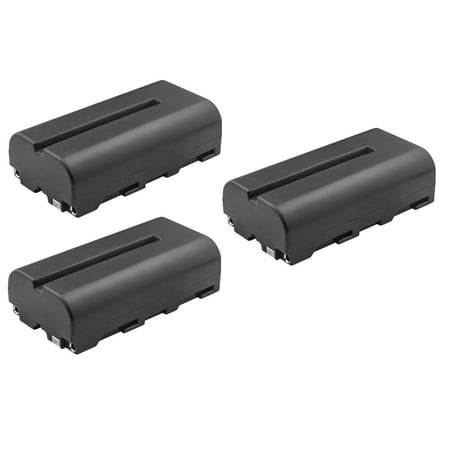Kastar 3-Pack NP-F550 / NP-F570 Li-ion Battery 7.4V 2900mAh Replacement for GVM 20W GVM LT-10S GVM RGB-10S GVM RGB-10W GVM-7W GVM-RGB9S GVM RGB-9W GVM-6W GVM FS03R GVM-Y1 GVM Wand Light