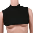 thumbnail image 3 of YONGHS Fake Collar Detachable Turtleneck Top Half Blouse Dickey Collar for Women Girls Black One Size, 3 of 5