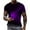 Purple, variant on Deals under 5.00 LYXSSBYX Mens Shirts Short Sleeve Clearance Men's Unisex Daily T Shirt 3D Print Graphic Prints Animal Print Long Sleeve Tops Casual Bloue