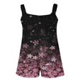 thumbnail image 3 of PENGXIANG Salopette en Lin Décontractée pour Femmes, Short Ample avec Bretelles Réglables, Jambes Larges, Sans Manches, avec Poches, 3 of 4