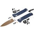 thumbnail image 4 of Benchmade Bugout® Crater Blue Grivory® Lightweight EDC Knife 535FE-05, 4 of 5