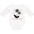 thumbnail image 3 of Inktastic I'm a Wish Come True Dandelion in Black Boys or Girls Long Sleeve Baby Bodysuit, 3 of 5