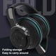 thumbnail image 4 of Auriculares inalámbricos RGB Cateissary plegables compatibles con Bluetooth con luz LED Rojo, 4 of 6