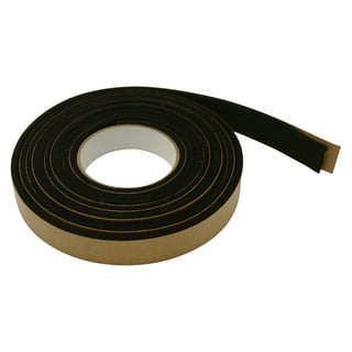 FindTape Polyester Felt Tape [1.5mm thick] (FELT-065): 1 in. x 50 ft.  (Black)