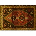 thumbnail image 1 of Ahgly Company Indoor Rectangle Persian Yellow Traditional Area Rugs, 5' x 8', 1 of 4