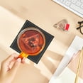 thumbnail image 6 of Cinvoph 6pcs Drink Coasters with Holder Double Sided Leather Cup Holder for Coffee Tea Office Business Supplies 4", 6 of 6