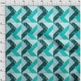 thumbnail image 3 of oneOone Georgette Viscose Fabric Line|Chevron & Triangle Geometric Print Sewing Fabric BTY 42 Inches Wide, 3 of 4