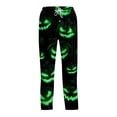 thumbnail image 3 of FOPSUFGWFO Men's Pajama Pants Halloween Themed Print Soft Sleep Pants Lightweight Loose Fit Lounge Pjs Bottoms With Pockets L, 3 of 6