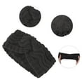 thumbnail image 3 of Unique Bargains 1 Pce Bandeau Confortable Bandeau Croisé Gris Foncé, 3 of 6