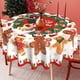 thumbnail image 5 of Decoraciones Navideñas Redondas, Mantel Navideño, Mantel Redondo De Navidad, Mantel Redondo De Navidad Para Exteriores, Mantel Decorativo Para Fiestas En Interiores Y Exteriores, 5 of 7