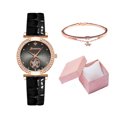 thumbnail image 1 of Nuevo reloj de pulsera de cuarzo con correa de moda para mujer, ideal para el tiempo libre, con caja de regalo., 1 of 3