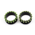 thumbnail image 4 of Bouchons de Tunnels en Silicone avec Pointes en Silicone Double Évasée Ensemble de 2, 4 of 4