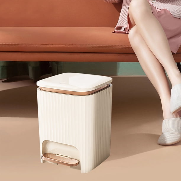 Campana Para Cocina Wastebasket Household Large Capacity Foot Kitchen Living Room Bedroom Bathroom Toilet With Lid Drum