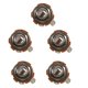 thumbnail image 1 of 5X Piezas Y Accesorios de Guitarra 1/4 6.35 mm 2 Conductores Mono Chasis Guitar Jack Salida de Entrada, 1 of 4