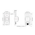 thumbnail image 2 of 2 Pieces 8 Ohm 2W 1635 Speaker Rectangle Loudspeaker Omnidirectional Directivity 120 dB SNR 35x16mm Thickness 5.2mm, 2 of 8