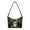 Black-Christmas Cat, variant on Sea Shell Print Shoulder Purse for Women Starfish Print Leather Hobo Purse Tote Bag with Smooth Zipper Lightweight Underarm Sling Bag for Travel & Shopping
