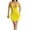 Yellow, variant on IROINNID Wedding Guest Dresses for Women Semi Formal Evening Night Casual Homecoming Dress Solid s Comfy Sleeveless Hollow Out Slim Mini Dress Elegant Bodycon Dress,Orange
