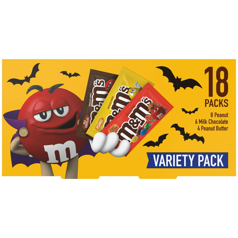 M&M's Chocolate Candies, Variety Pack - 30 packs, 47.40 oz