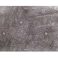 thumbnail image 4 of oneOone Georgette Viscose Chocolate Brown Fabric Paisley & Floral Mandala Fabric For Sewing Printed Craft Fabric By The Yard 42 Inch Wide, 4 of 4