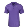 thumbnail image 2 of Men's Cutter & Buck Purple TCU Horned Frogs Pike Eco Tonal Geo Print Stretch Recycled Polo, 2 of 3