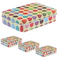 thumbnail image 2 of 4Pcs Playing Card Box Tinplate Game Cards Holder Poker Cards Organizer Sturdy Metal Case, 2 of 8