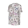 thumbnail image 2 of Haiem Hip Hop Hipster Baseball Jersey Button Down Shirts Sports Uniforms Men Women Jersey(Vintage Butterflies,Medium), 2 of 9