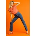 thumbnail image 1 of Panel Straight Cut Denim Jeans With Pockets, 1 of 1