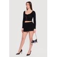 thumbnail image 2 of Women's Solid Pleated Mini Skirt, 2 of 4