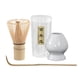 thumbnail image 2 of Juego de Matcha Japonés Soporte para Batidor de Matcha Batidor de Matcha para Ceremonia de Matcha Crack Blanco Mate, 2 of 9